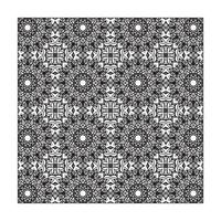 Seamless pattern floral ornament vector