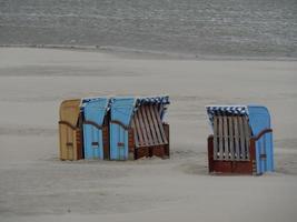 summer tiem at the beach of Juist photo