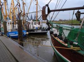 Greetsiel at the german north sea coast photo