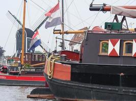 katwijk y leiden en el mar del norte foto