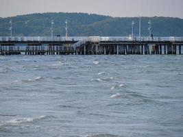 the beach of Sopot in Poland photo