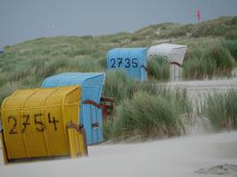 the beach of Juist in germany photo