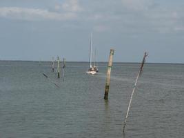 Dornumersiel at the german north sea coast photo