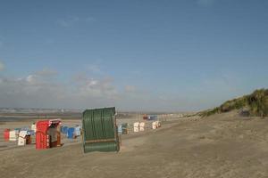 la isla de juist en el mar del norte foto