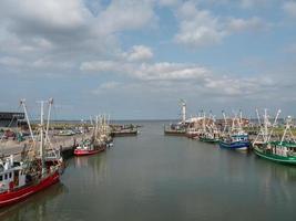 Dornumersiel at the german north sea coast photo