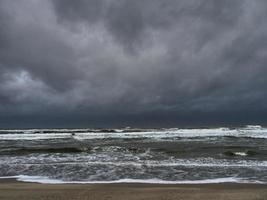 the beach of Juist in germany photo