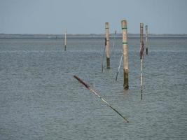 Dornumersiel at the german north sea coast photo