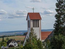 la pequeña ciudad de waldeck en hesse foto