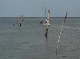 Dornumersiel at the german north sea coast photo