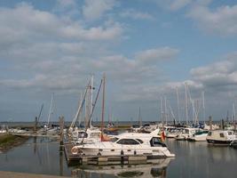 Dornumersiel at the german north sea coast photo