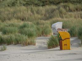 the beach of german island Juist photo