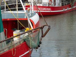 Dornumersiel at the german north sea coast photo