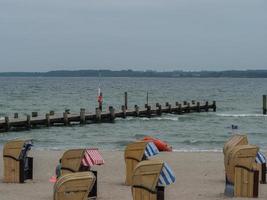 Travemuende beach in germany photo