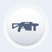 grenade launcher icon vector