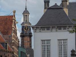 Zutphen at the river Ijssel in the netherlands photo