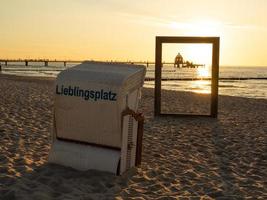 zingst en el mar báltico en alemania foto