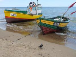 the beach of Sopot in Poland photo