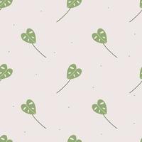 Vector flat hand drawn seamless pattern