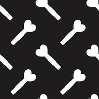 Vector flat hand drawn seamless pattern