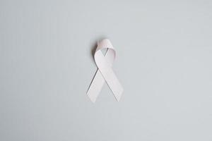 Brain Cancer Awareness month, grey color Ribbon for supporting people living. Healthcare and World cancer day concept photo