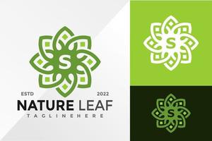 Flower Nature Spa Elegant Logo Design Vector illustration template
