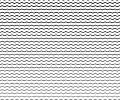 Wave, zigzag lines pattern. Black wavy line on white background. Texture vector - illustration