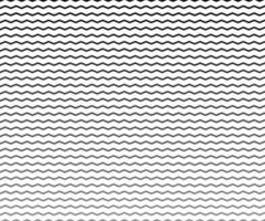 Wave, zigzag lines pattern. Black wavy line on white background. Texture vector - illustration