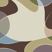 Ethnic abstract background in pastel colors with swirling and curved brush stroke pattern