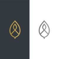 Leaf icon. golden leaf vector. eco simple icon vector