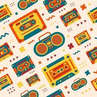 Retro 90s Seamless vector