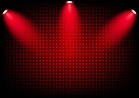 graphics design Spot light with red color background vector