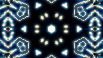 Mandala kaleidoscope fractal plasma effect video