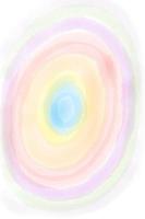 Watercolor paint abstract pattern with colorful ellipse Between the colors seeping together on paper for background photo