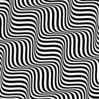 optical illusion striped retro background vector