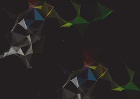 abstract low poly plexus design background