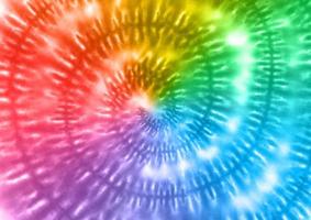 Rainbow coloured swirl tie dye background design vector