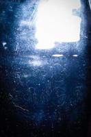 Abstract blue background with bright square spotlight. Abstract seamless blurry background. photo