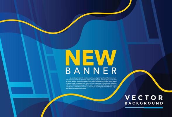 Blue background with orange and yellow color composition in abstract. Abstract backgrounds with a combination of lines and can be used for your ad banners, Sale banner template, and More.