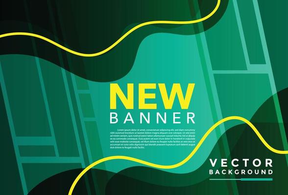 Green background with yellow color composition in abstract. Abstract backgrounds with a combination of lines and can be used for your ad banners, Sale banner template, and More.