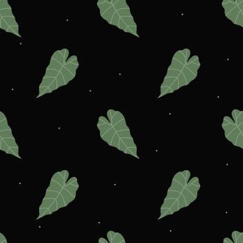 Vector flat hand drawn seamless pattern
