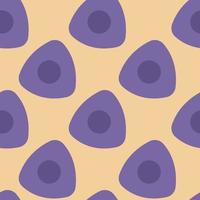 Vector flat hand drawn seamless pattern