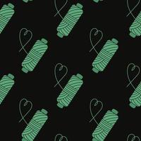 Vector flat hand drawn seamless pattern