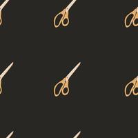 Vector flat hand drawn seamless pattern