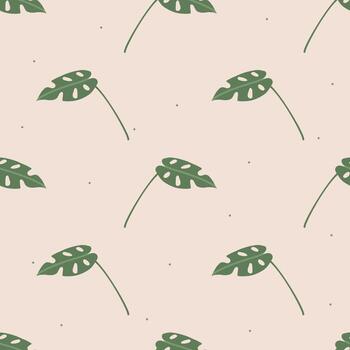 Vector flat hand drawn seamless pattern