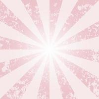 fondo vintage grunge rosa. explosión retro. color pastel. fondo rosa ilustración vectorial vector