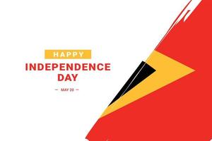 día de la independencia de timor oriental vector