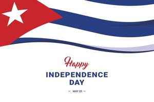 Cuba Independence Day vector