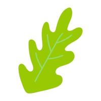 Green Oak Leaf vector