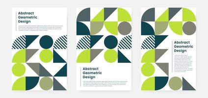 Geometric minimalistic artwork cover with shape and figure. Abstract pattern design style for cover, web banner, landing page, business presentation, branding, packaging, wallpaper vector