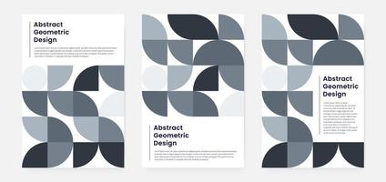 Geometric minimalistic artwork cover with shape and figure. Abstract pattern design style for cover, web banner, landing page, business presentation, branding, packaging, wallpaper vector